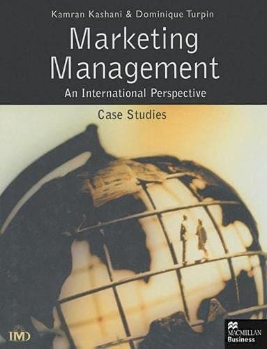Marketing Management An International Perspective