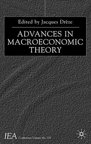 Advances in Macroeconomic Theory International Economic Association