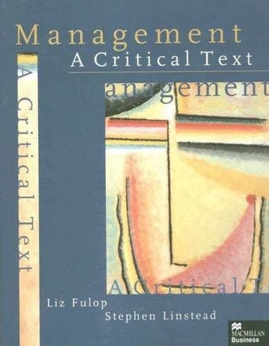 Management A Critical Text