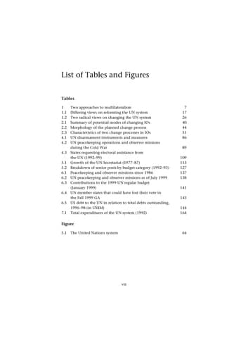 A Changing United Nations: Multilateral Evolution and the Quest for Global Governance (Global Issues)
