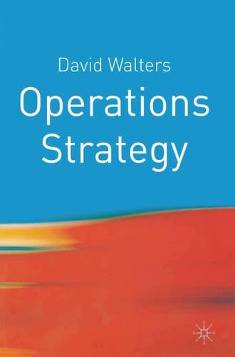 Operations Strategy A Value Chain Approach