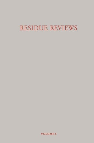 Instrumentation for the Detection and Determination of Pesticides and their Residues in Foods