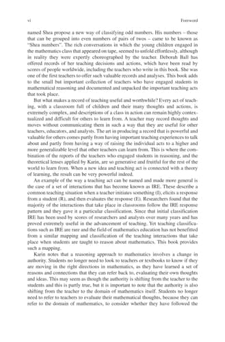 Teaching Mathematical Reasoning in Secondary School Classrooms