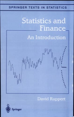 Statistics and Finance An Introduction