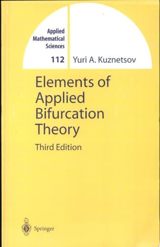 Elements of Applied Bifurcation Theory