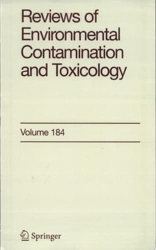 Reviews of Environmental Contamination and Toxicology 184