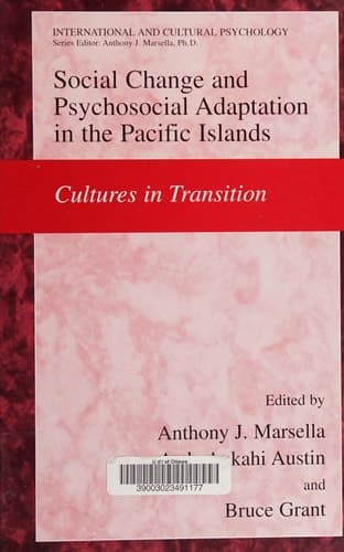 Social Change and Psychosocial Adaptation in the Pacific Islands Cultures in Transition