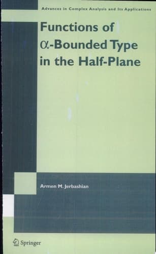 Functions of A-Bounded Type in the Half-Plane
