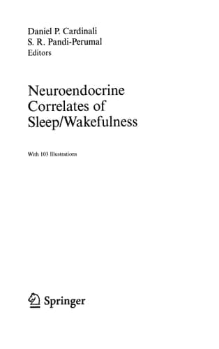 Neuroendocrine Correlates of Sleep/Wakefulness
