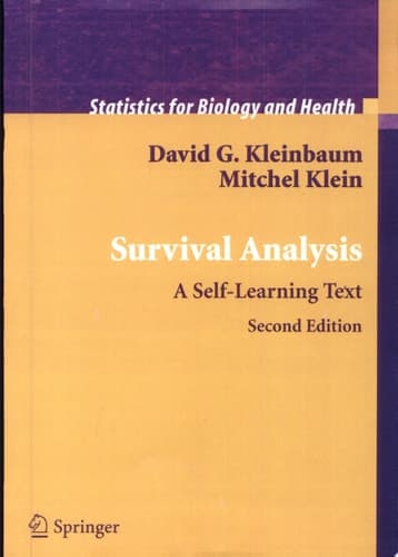 Survival Analysis A Self-Learning Text