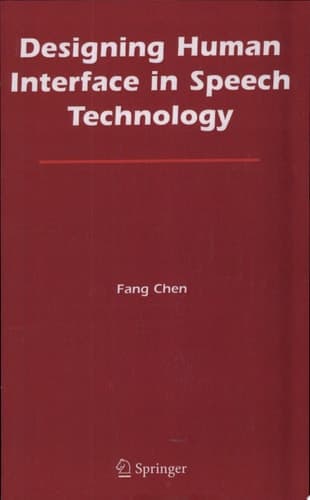 Designing Human Interface in Speech Technology