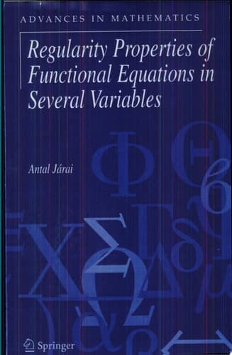 Regularity Properties of Functional Equations in Several Variables