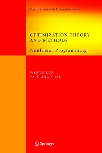 Optimization Theory and Methods Nonlinear Programming