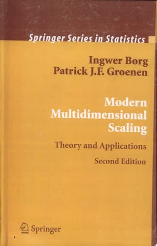 Modern Multidimensional Scaling Theory and Applications
