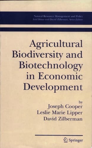 Agricultural Biodiversity and Biotechnology in Economic Development