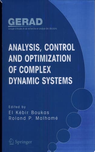Analysis, Control and Optimization of Complex Dynamic Systems