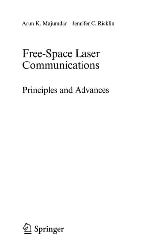 Free-Space Laser Communications Principles and Advances