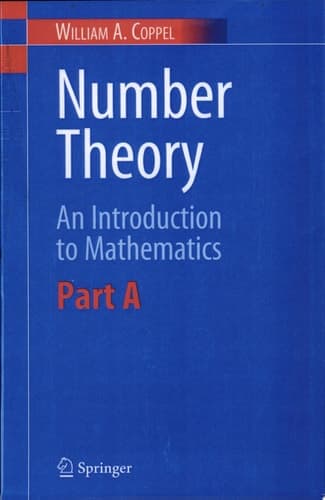 Number Theory An Introduction to Mathematics: