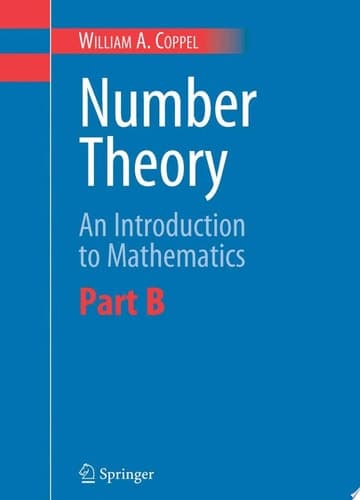 Number Theory An Introduction to Mathematics: