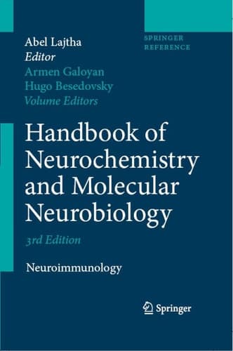 Handbook of Neurochemistry and Molecular Neurobiology Neuroimmunology