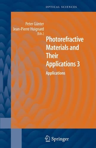 Photorefractive Materials and Their Applications 3 Applications