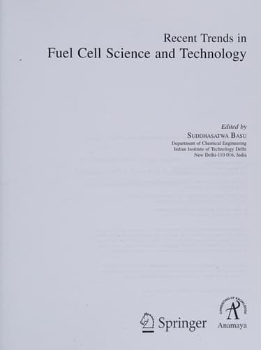 Recent Trends in Fuel Cell Science and Technology