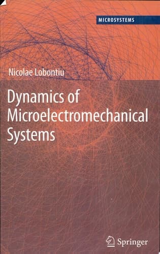 Dynamics of Microelectromechanical Systems