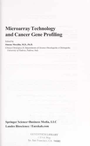 Microarray Technology and Cancer Gene Profiling