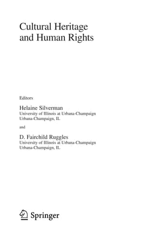 Cultural Heritage and Human Rights
