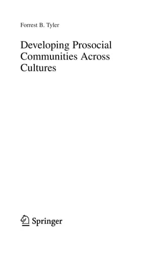 Developing Prosocial Communities Across Cultures
