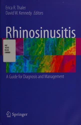 Rhinosinusitis A Guide for Diagnosis and Management