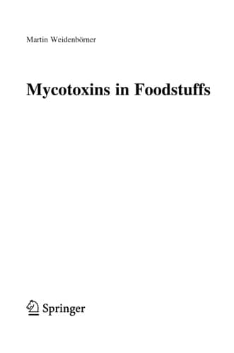 Mycotoxins in Foodstuffs