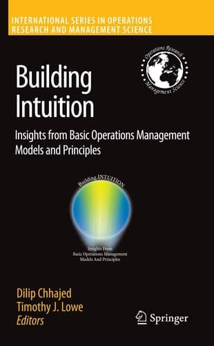 Building Intuition Insights from Basic Operations Management Models and Principles
