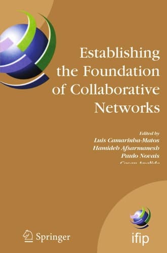 Establishing the Foundation of Collaborative Networks IFIP TC 5 Working Group 5.5 Eighth IFIP Working Conference on Virtual Enterprises September 10-12, 2007, Guimarães, Portugal