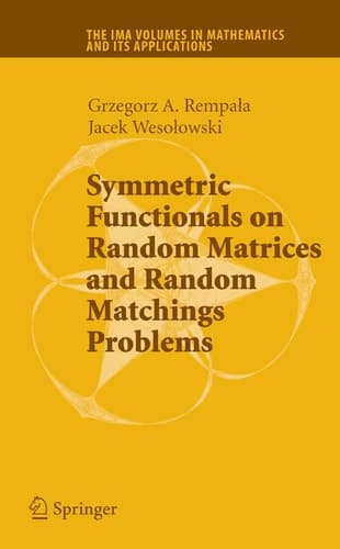 Symmetric Functionals on Random Matrices and Random Matchings Problems