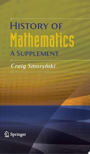 History of Mathematics A Supplement