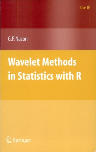 Wavelet Methods in Statistics with R
