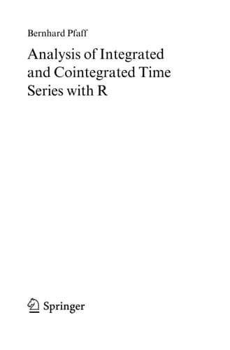 Analysis of Integrated and Cointegrated Time Series with R