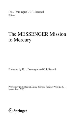 The MESSENGER Mission to Mercury