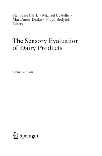 The Sensory Evaluation of Dairy Products