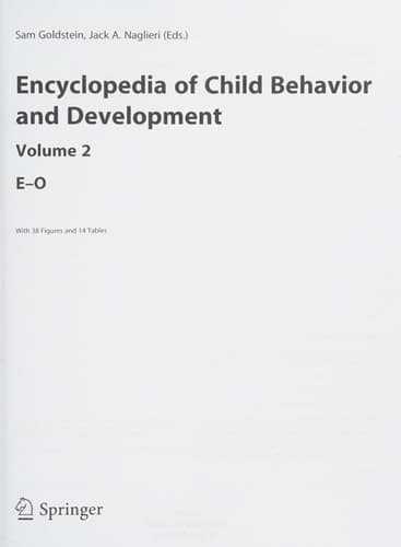 Encyclopedia of Child Behavior and Development