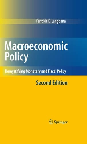 Macroeconomic Policy Demystifying Monetary and Fiscal Policy