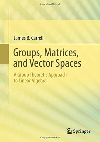 A Group Theoretic Approach to Abstract Linear Algebra