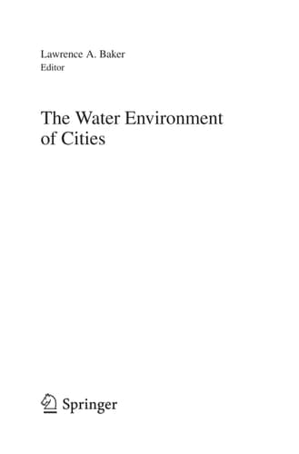 The Water Environment of Cities