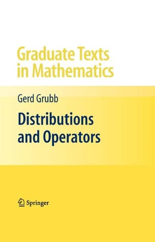 Distributions and Operators