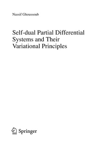 Self-dual Partial Differential Systems and Their Variational Principles