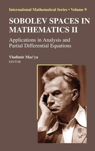 Sobolev Spaces in Mathematics II: Applications in Analysis and Partial Differential Equations (International Mathematical Series, 9)