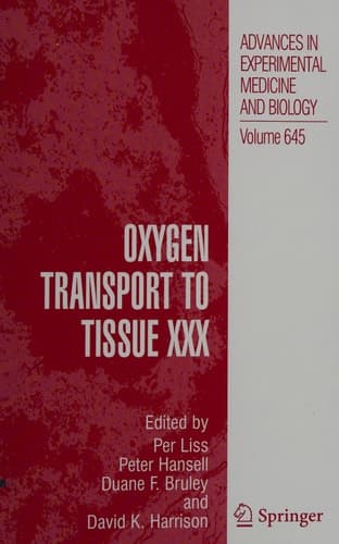 Oxygen Transport to Tissue XXX