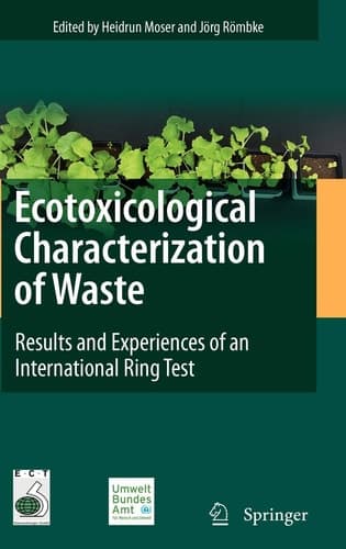 Ecotoxicological Characterization of Waste Results and Experiences of an International Ring Test