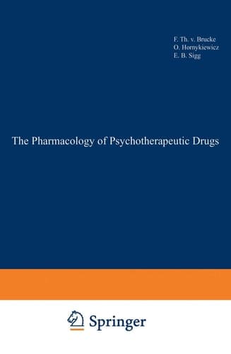 The Pharmacology of Psychotherapeutic Drugs (Heidelberg Science Library)